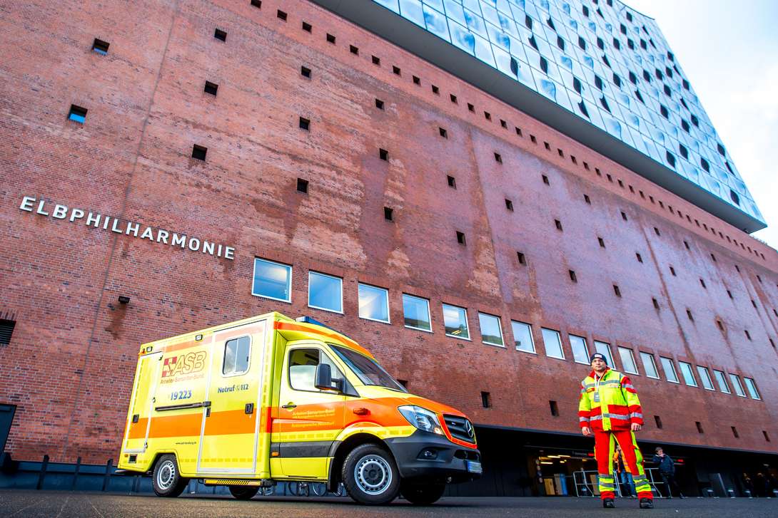 Rettungstransportwagen - RTW (Foto: Henning Angerer für den ASB Hamburg)