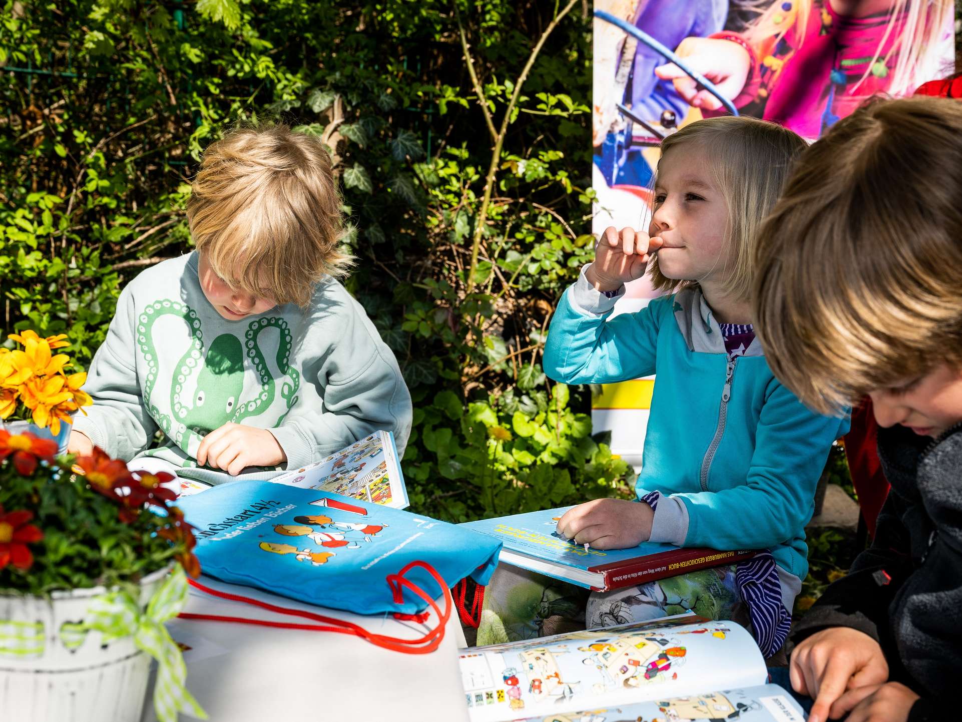 Auch die Kinder der ASB-Werkstatt-Kita Koppelstieg profitieren vom Bundesprogramm „Sprach-Kitas: Weil Sprache der Schlüssel zur Welt ist“. Foto: Romanus Fuhrmann.