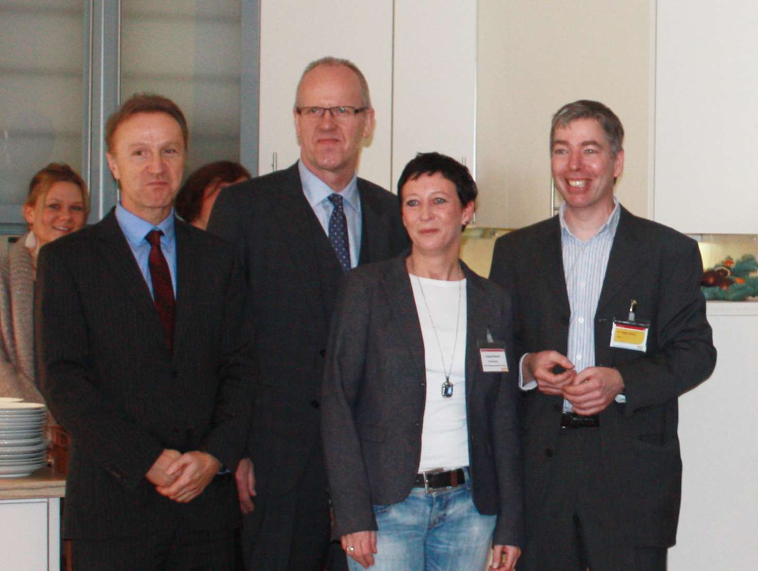 v.l.: Michael Sander, Joachim Bode, Carola Klische, Dr. Stefan Pabst