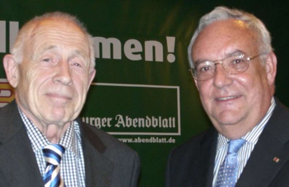 Heiner Geißler und der ASB-Bundesvorsitzende Dr. Friedhelm Bartels
